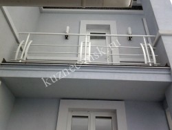 Сварное балконное ограждение для второго этажа